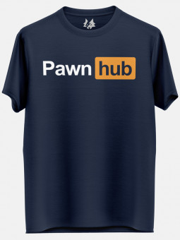 Pawn Hub (Navy) - T-shirt